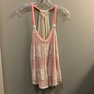 Lace tank top
